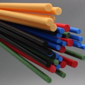 3mm 5mm PTFE Hollow Bar Molded Teflon Graphite Rod Extruded