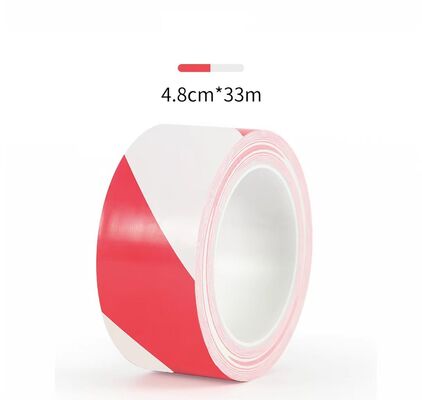 ভালো দাম স্ট্রাইপ পিভিসি টেপ চমৎকার পারফরম্যান্স সহ 60 ফুট * 0.75 ইঞ্চি সতর্কীকরণ টেপ অনলাইন