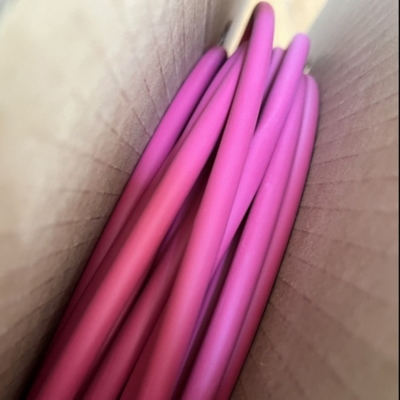 Pink Heat Shrink Insulation Tube 4.5mm , Very Flexible Ultra Thin Wall Heat Shrink Tubing